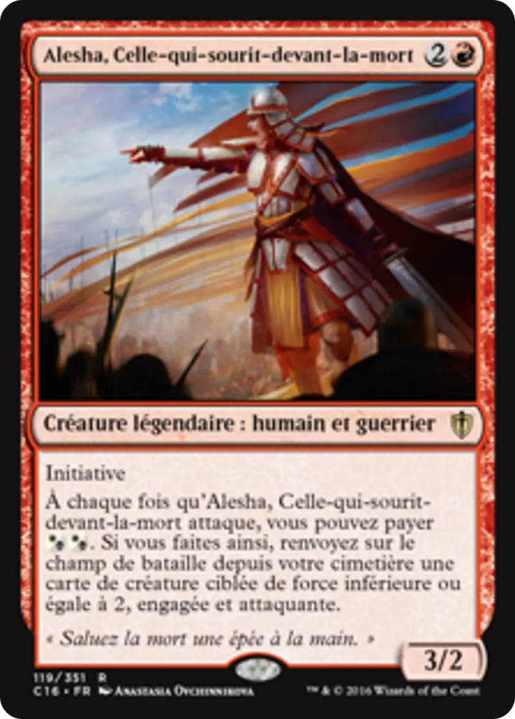 Alesha, Celle-qui-sourit-devant-la-mort — Commander 2016 — Magic: The Gathering