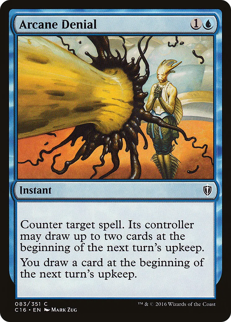 Arcane Denial — Commander 2016 — Magic: The Gathering