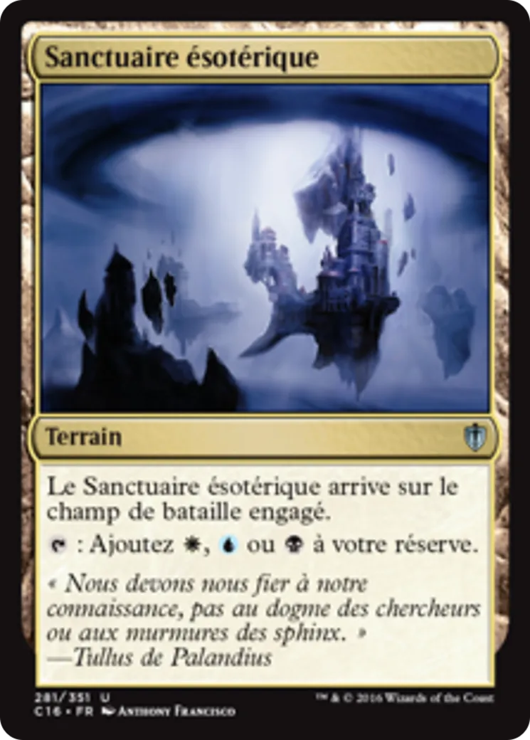 Sanctuaire ésotérique — Commander 2016 — Magic: The Gathering