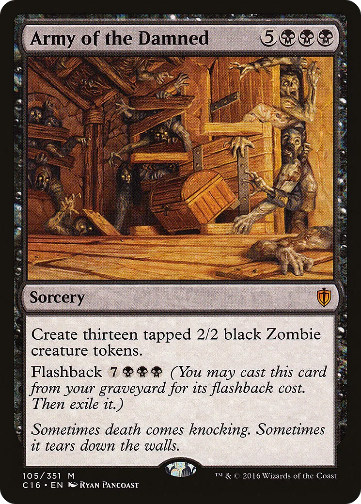 Army of the Damned from Commander 2016 - Magic: The Gathering