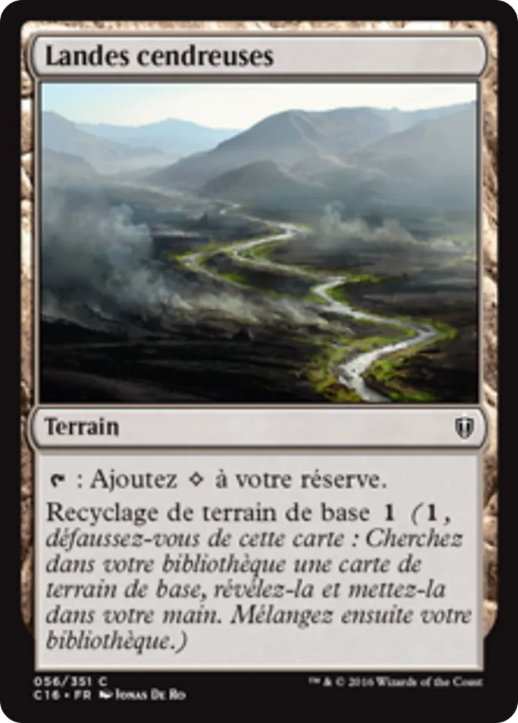 Landes cendreuses — Commander 2016 — Magic: The Gathering