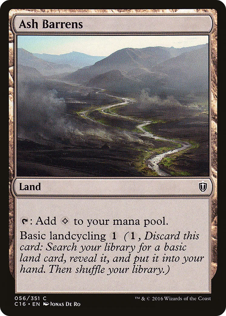 Ash Barrens — Commander 2016 — Magic: The Gathering