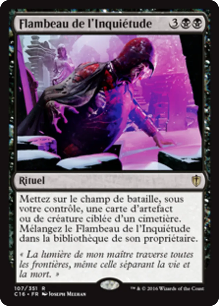 Flambeau de l'Inquiétude — Commander 2016 — Magic: The Gathering