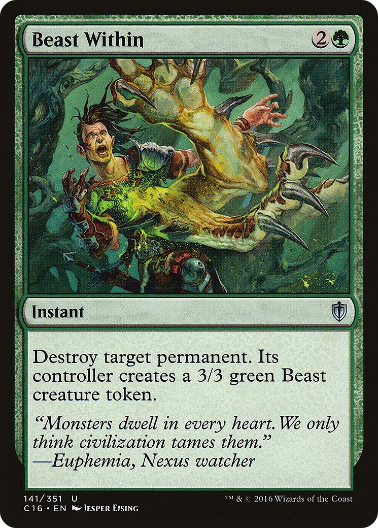 Beast Within — Commander 2016 — Magic: The Gathering