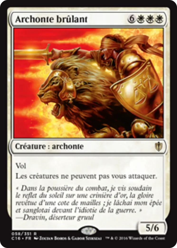 Archonte brûlant — Commander 2016 — Magic: The Gathering