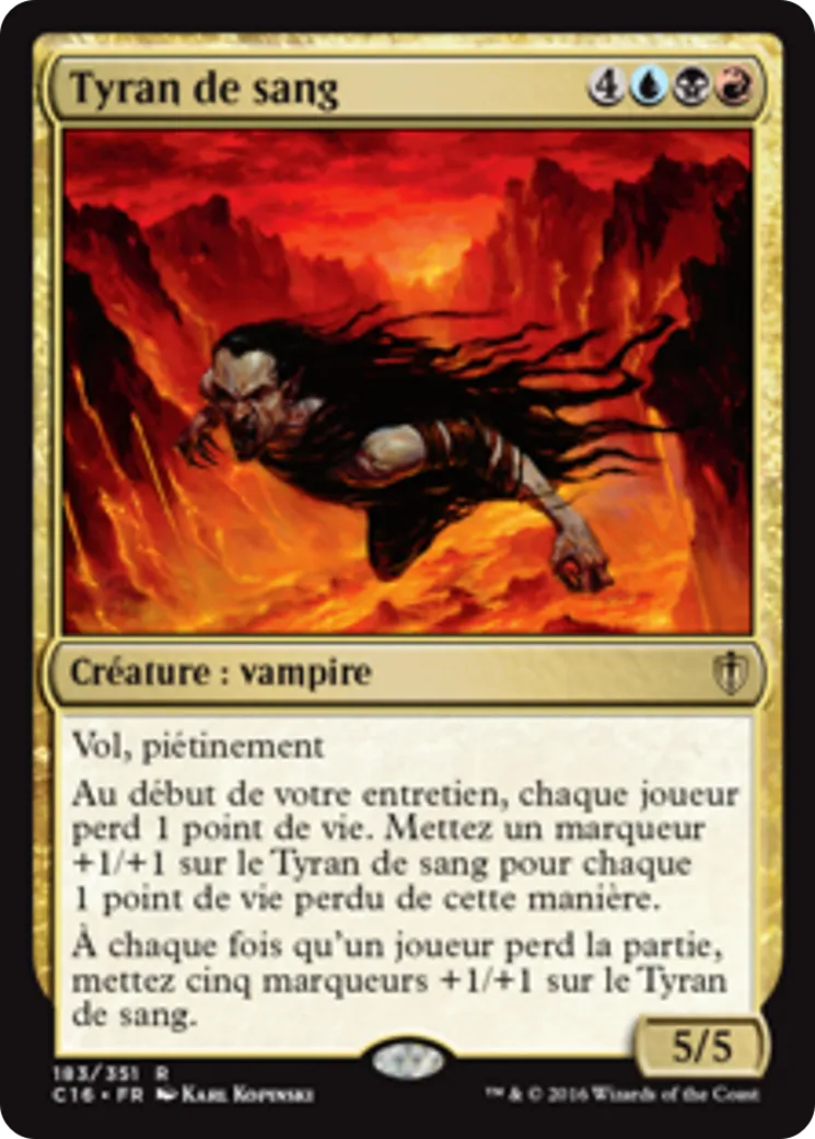 Tyran de sang — Commander 2016 — Magic: The Gathering