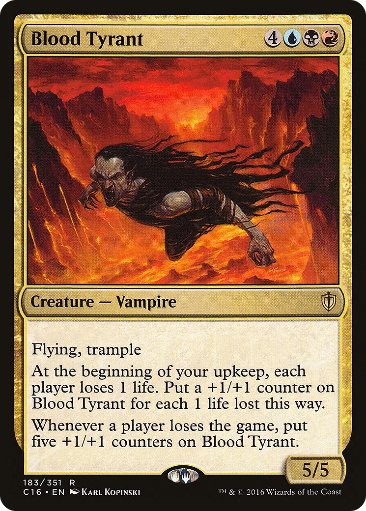 Blood Tyrant — Commander 2016 — Magic: The Gathering