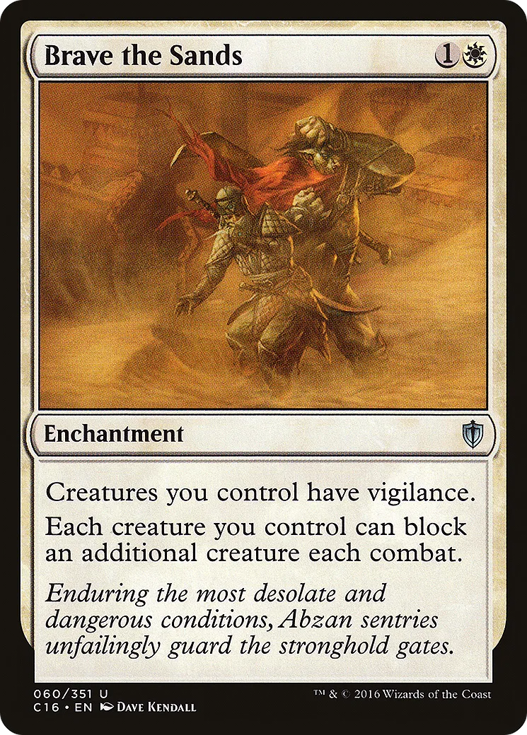 Brave the Sands — Commander 2016 — Magic: The Gathering
