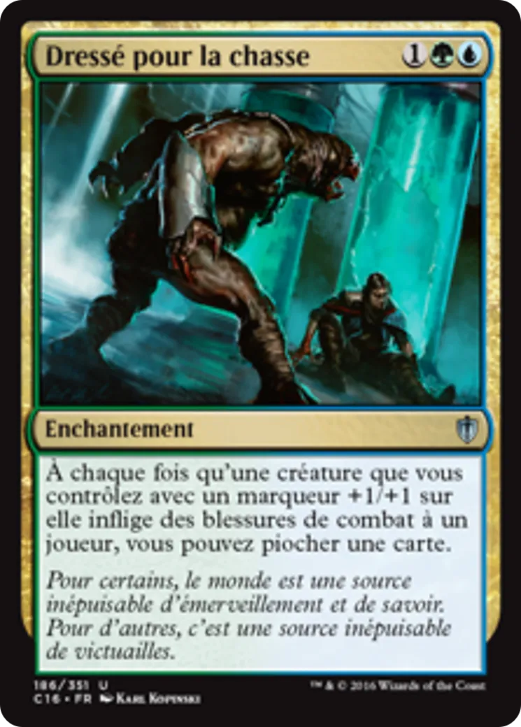 Dressé pour la chasse — Commander 2016 — Magic: The Gathering
