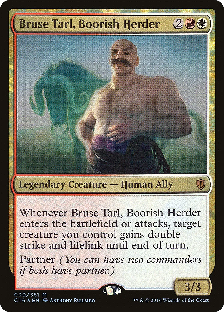 Bruse Tarl, Boorish Herder — Commander 2016 — Magic: The Gathering