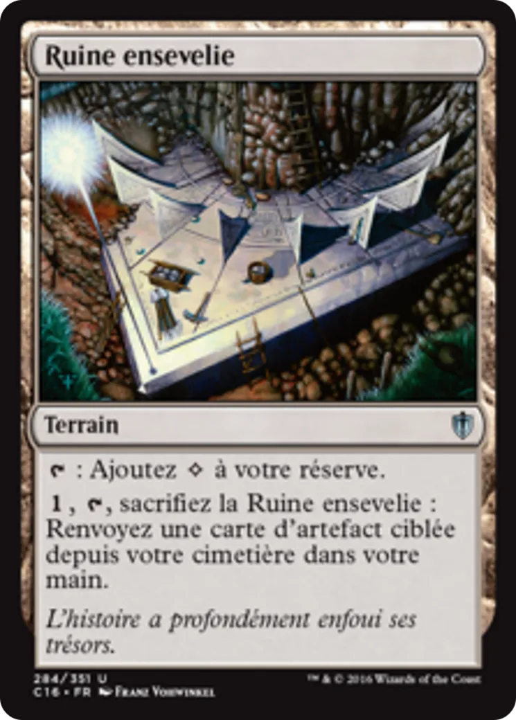 Ruine ensevelie — Commander 2016 — Magic: The Gathering