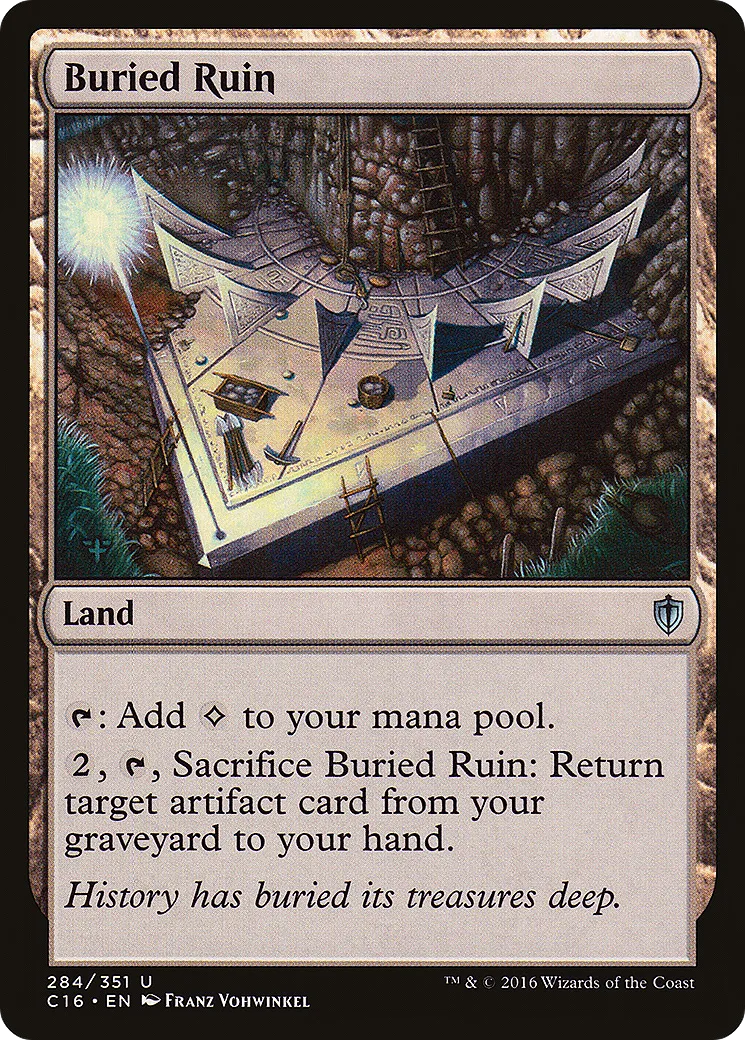 Buried Ruin — Commander 2016 — Magic: The Gathering