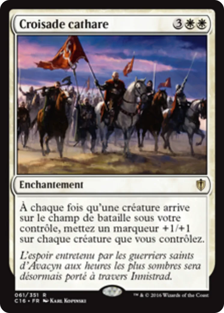 Croisade cathare — Commander 2016 — Magic: The Gathering