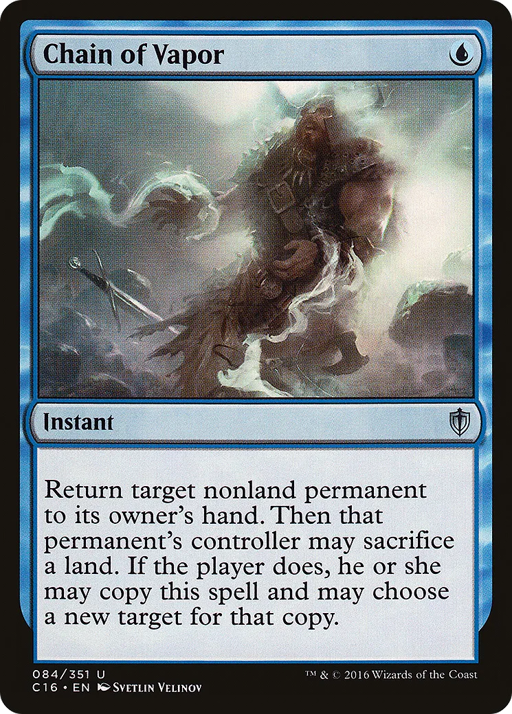 Chain of Vapor — Commander 2016 — Magic: The Gathering