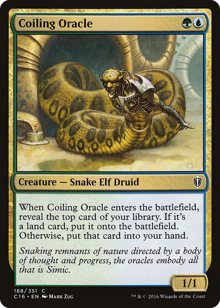 Coiling Oracle from Commander 2016 - Magic: The Gathering