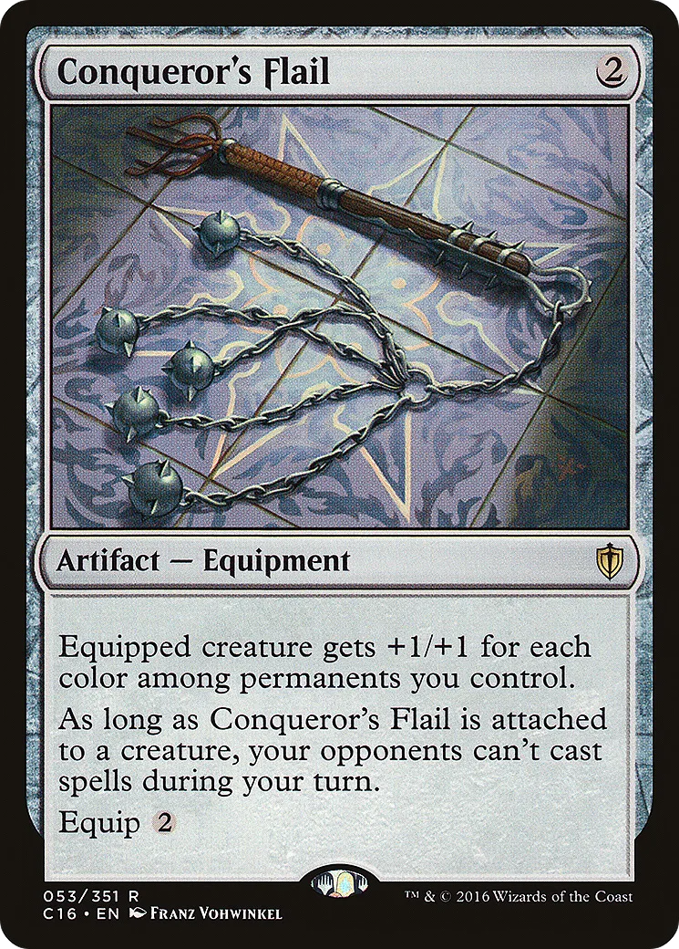 Conqueror's Flail — Commander 2016 — Magic: The Gathering