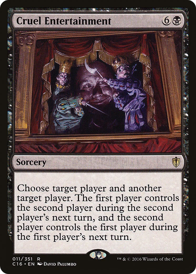 Cruel Entertainment — Commander 2016 — Magic: The Gathering
