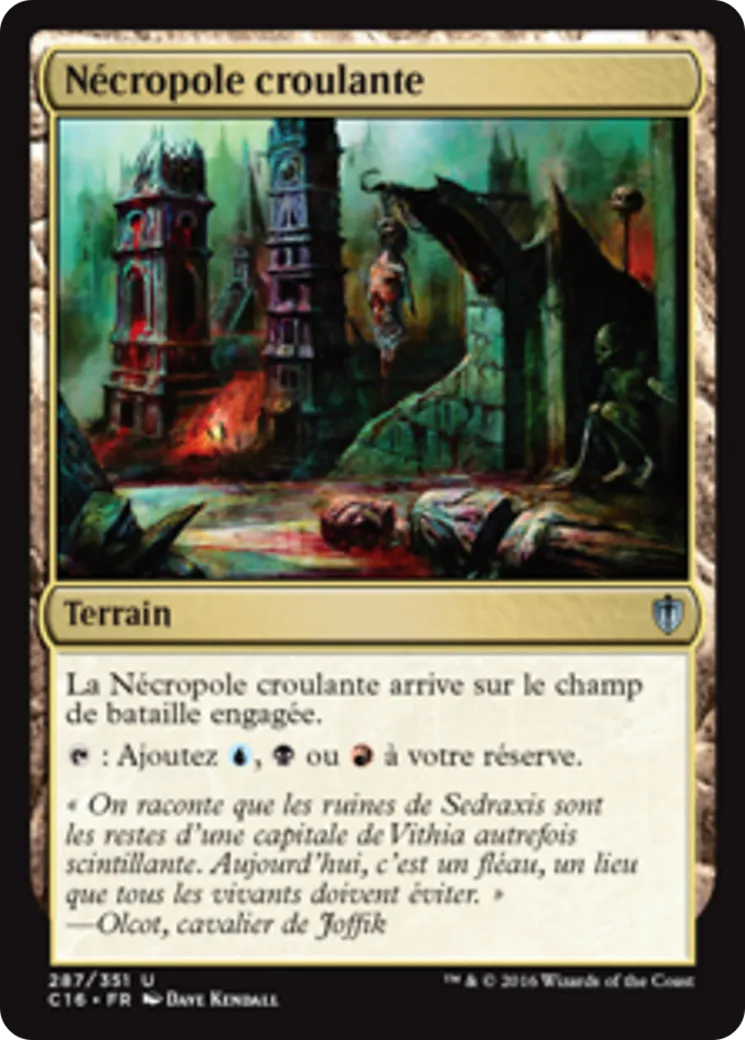 Nécropole croulante — Commander 2016 — Magic: The Gathering