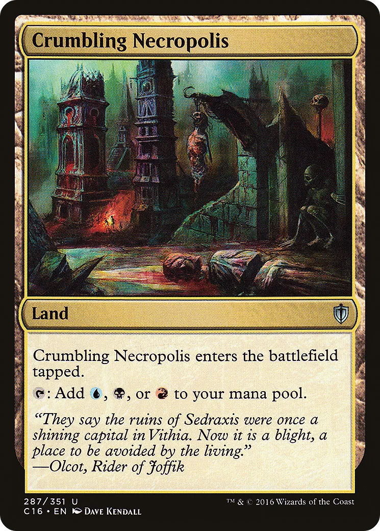 Crumbling Necropolis — Commander 2016 — Magic: The Gathering