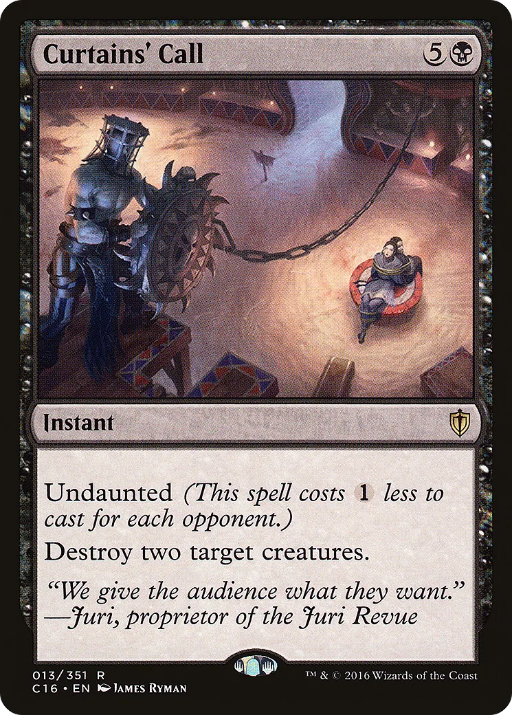 Curtains' Call — Commander 2016 — Magic: The Gathering