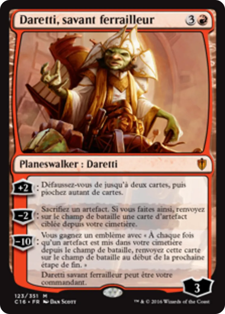 Daretti, savant ferrailleur — Commander 2016 — Magic: The Gathering