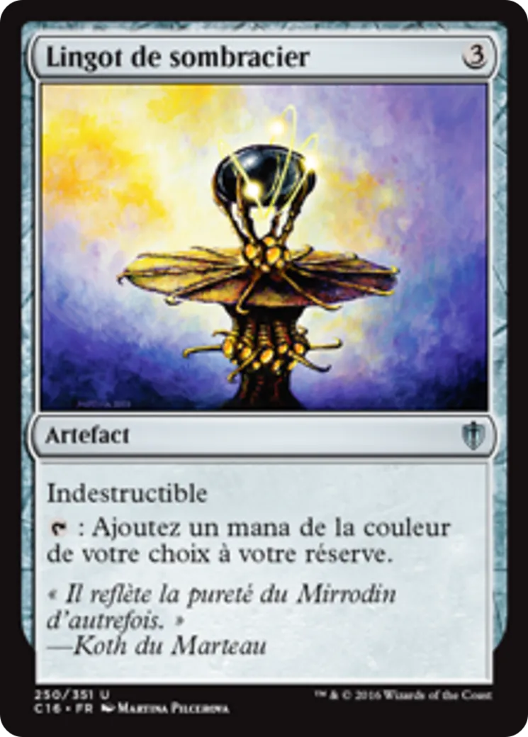 Lingot de sombracier — Commander 2016 — Magic: The Gathering