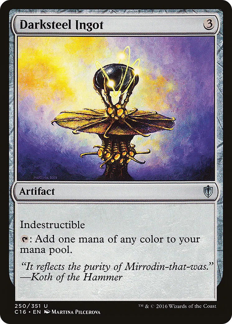 Darksteel Ingot — Commander 2016 — Magic: The Gathering