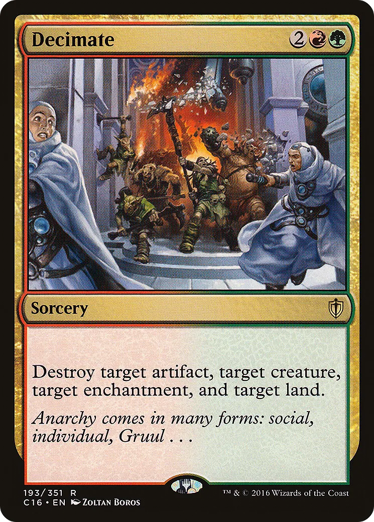 Decimate — Commander 2016 — Magic: The Gathering