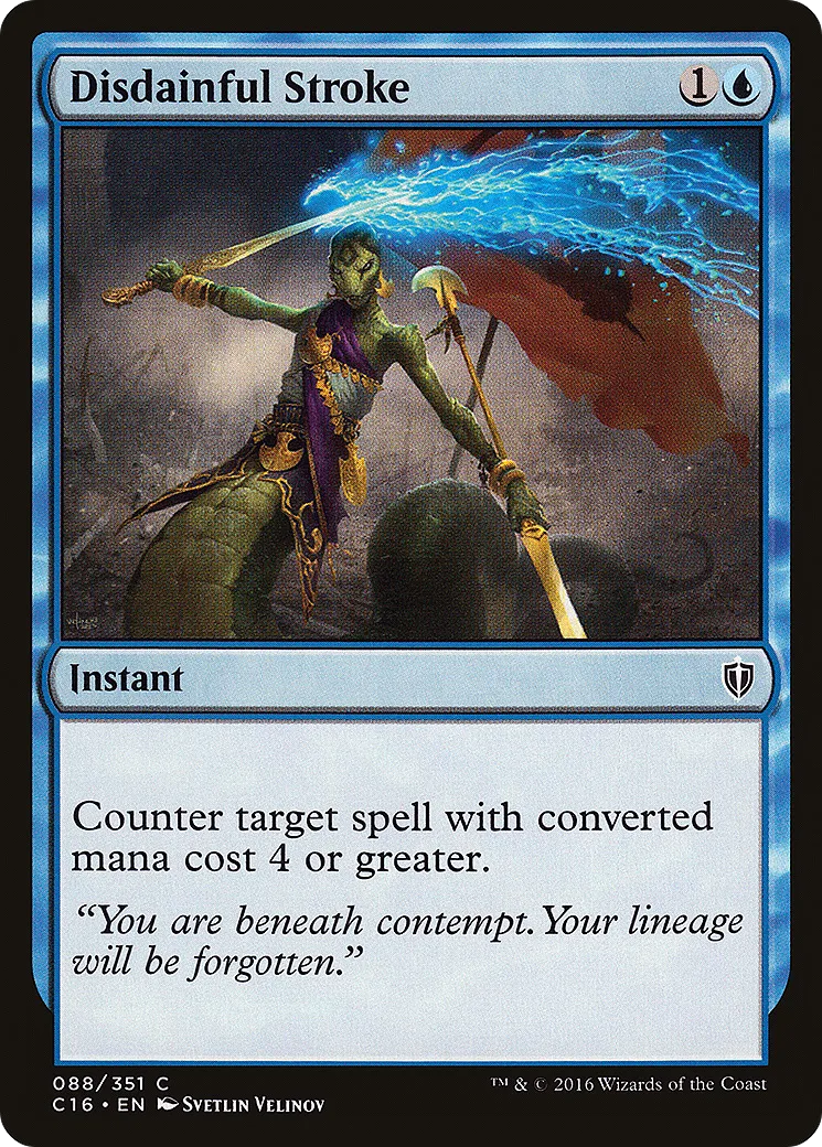 Disdainful Stroke — Commander 2016 — Magic: The Gathering