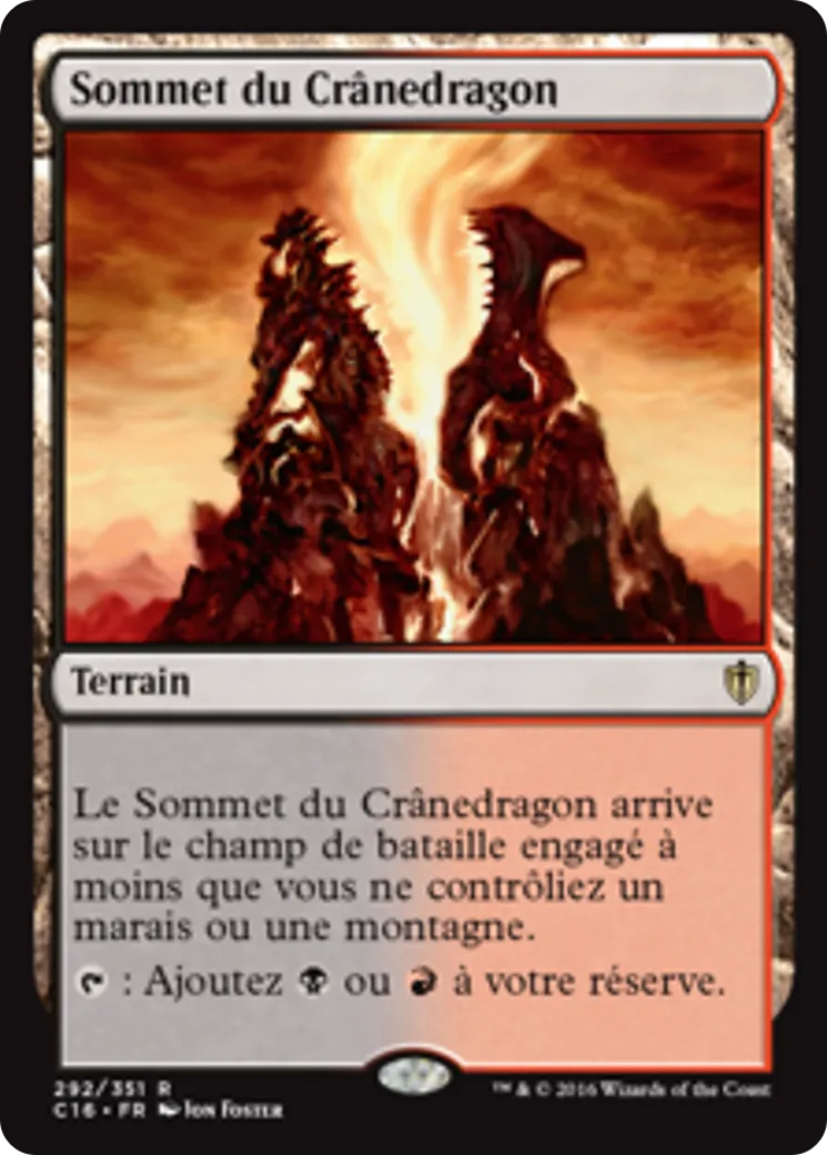 Sommet du Crânedragon — Commander 2016 — Magic: The Gathering