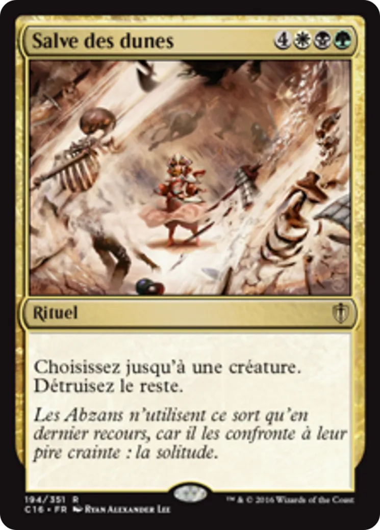 Salve des dunes — Commander 2016 — Magic: The Gathering