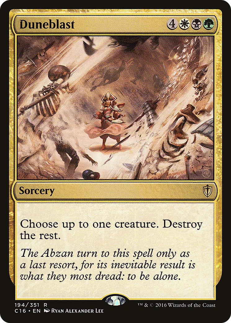 Duneblast — Commander 2016 — Magic: The Gathering