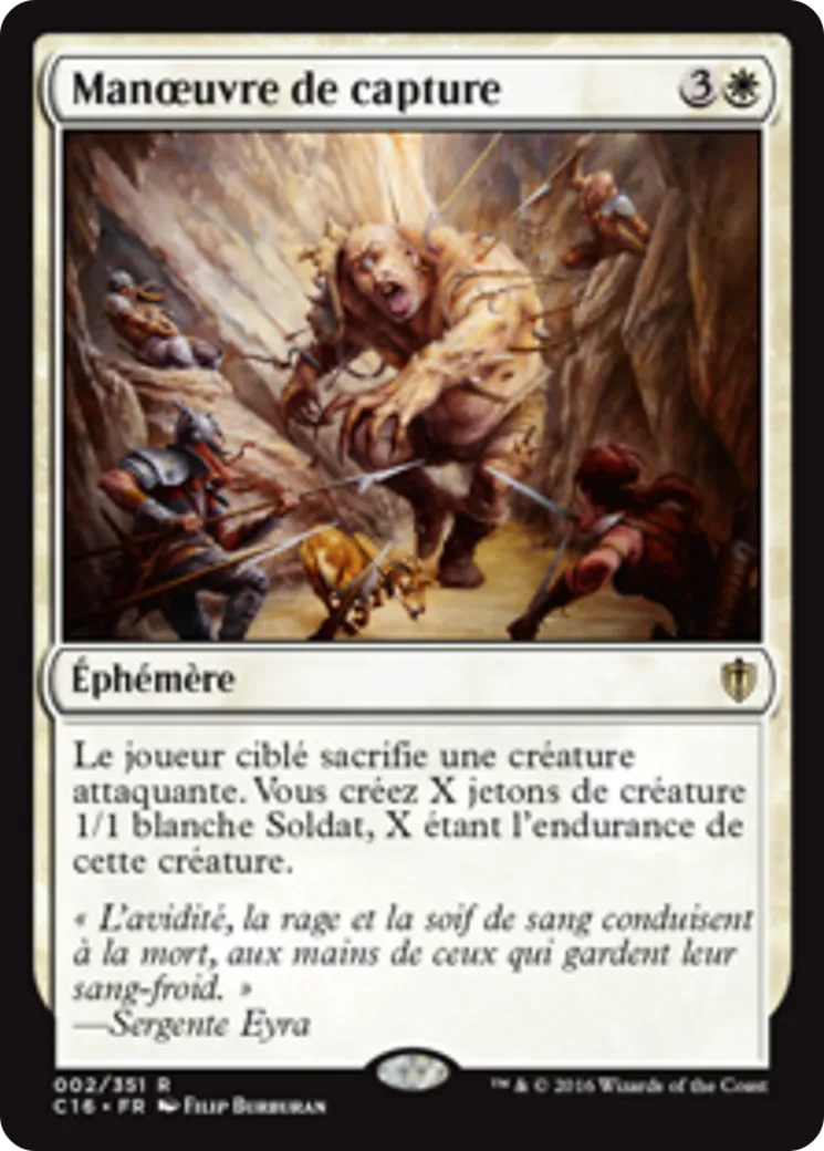 Manœuvre de capture from Commander 2016 - Magic: The Gathering