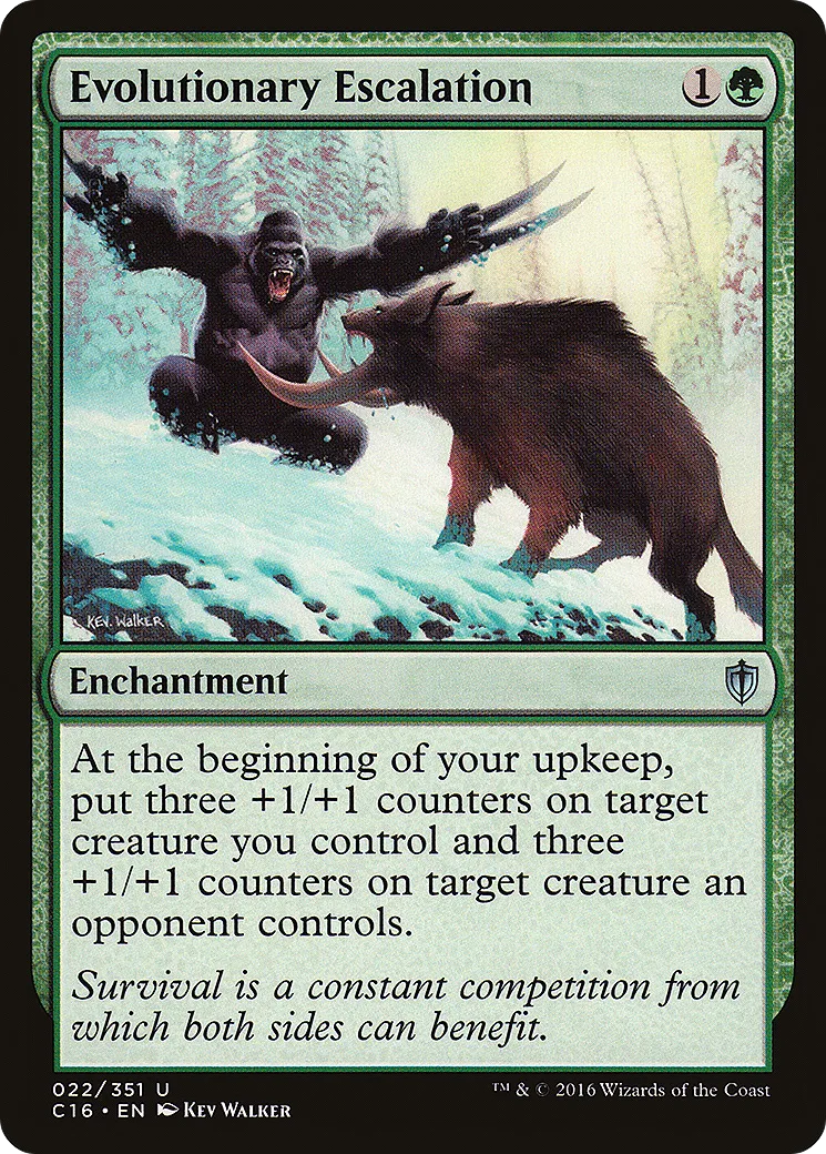 Evolutionary Escalation — Commander 2016 — Magic: The Gathering