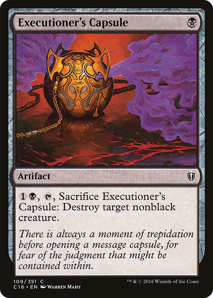 Executioner's Capsule — Commander 2016 — Magic: The Gathering
