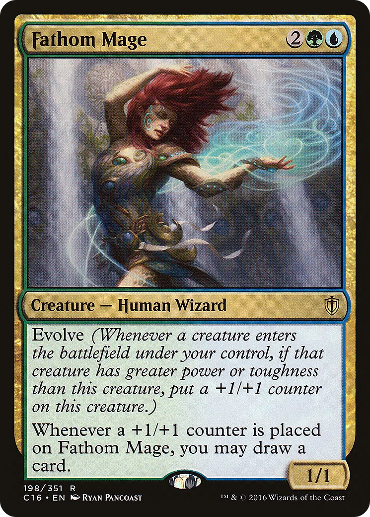 Fathom Mage — Commander 2016 — Magic: The Gathering