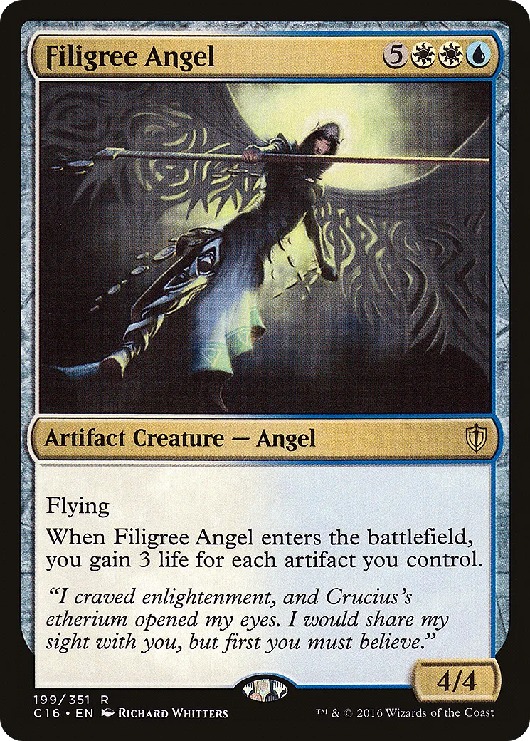 Filigree Angel — Commander 2016 — Magic: The Gathering