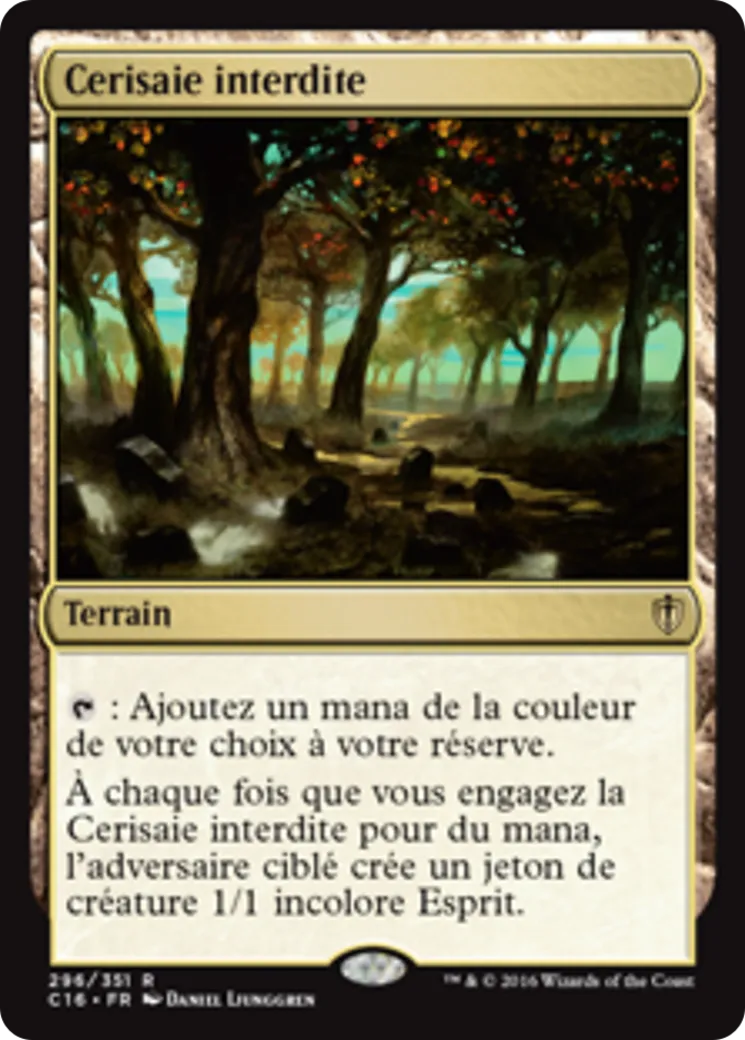 Cerisaie interdite — Commander 2016 — Magic: The Gathering