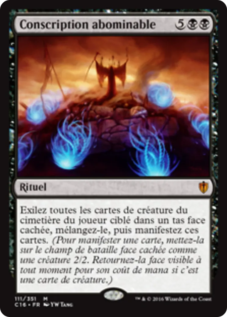 Conscription abominable — Commander 2016 — Magic: The Gathering