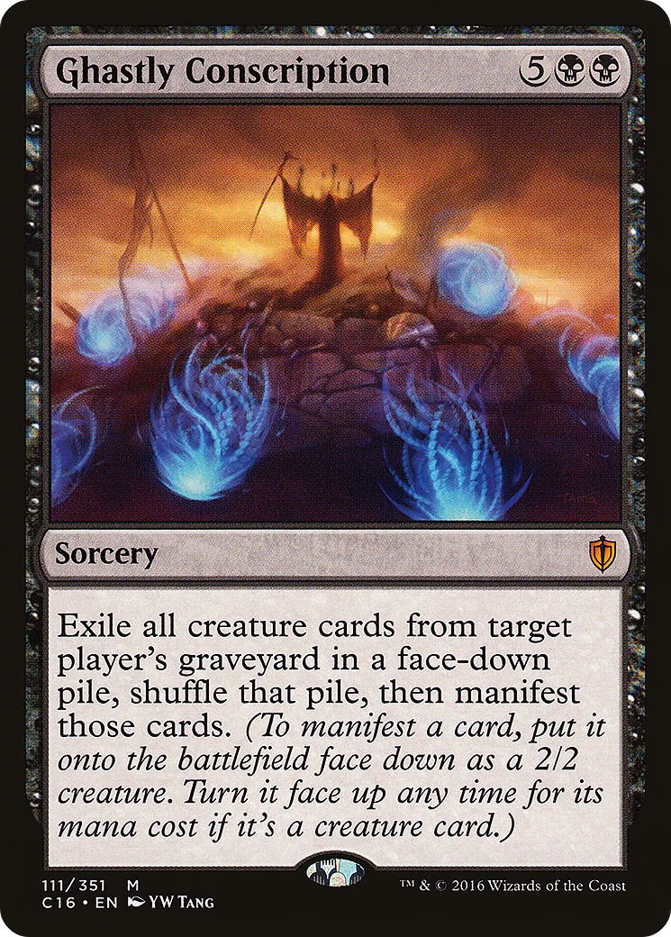 Ghastly Conscription — Commander 2016 — Magic: The Gathering