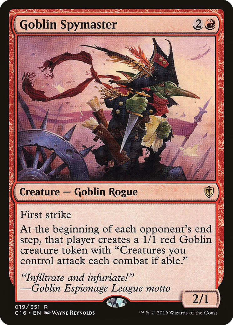 Goblin Spymaster — Commander 2016 — Magic: The Gathering