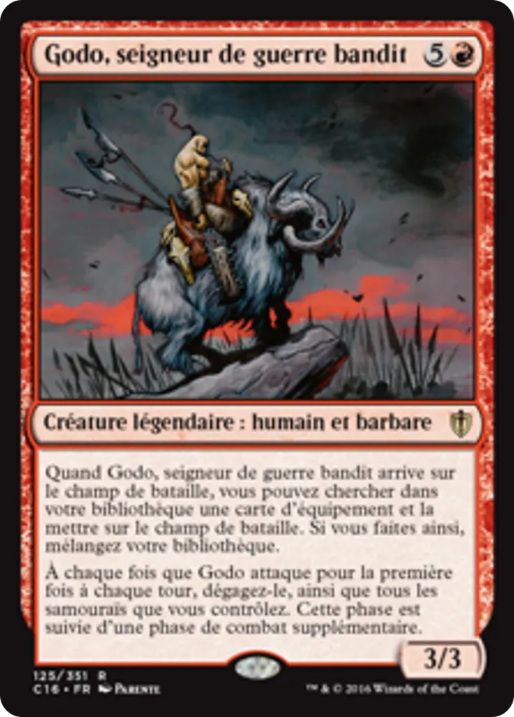 Godo, seigneur de guerre bandit — Commander 2016 — Magic: The Gathering