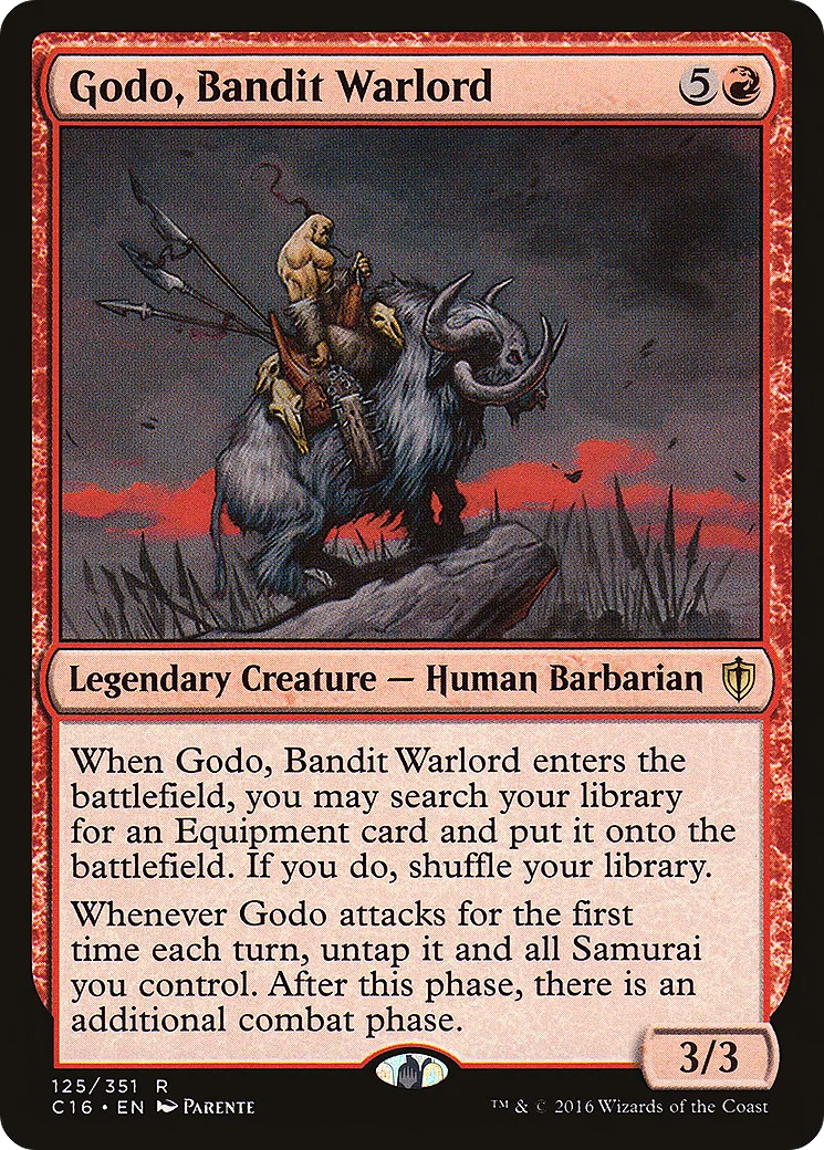 Godo, Bandit Warlord — Commander 2016 — Magic: The Gathering