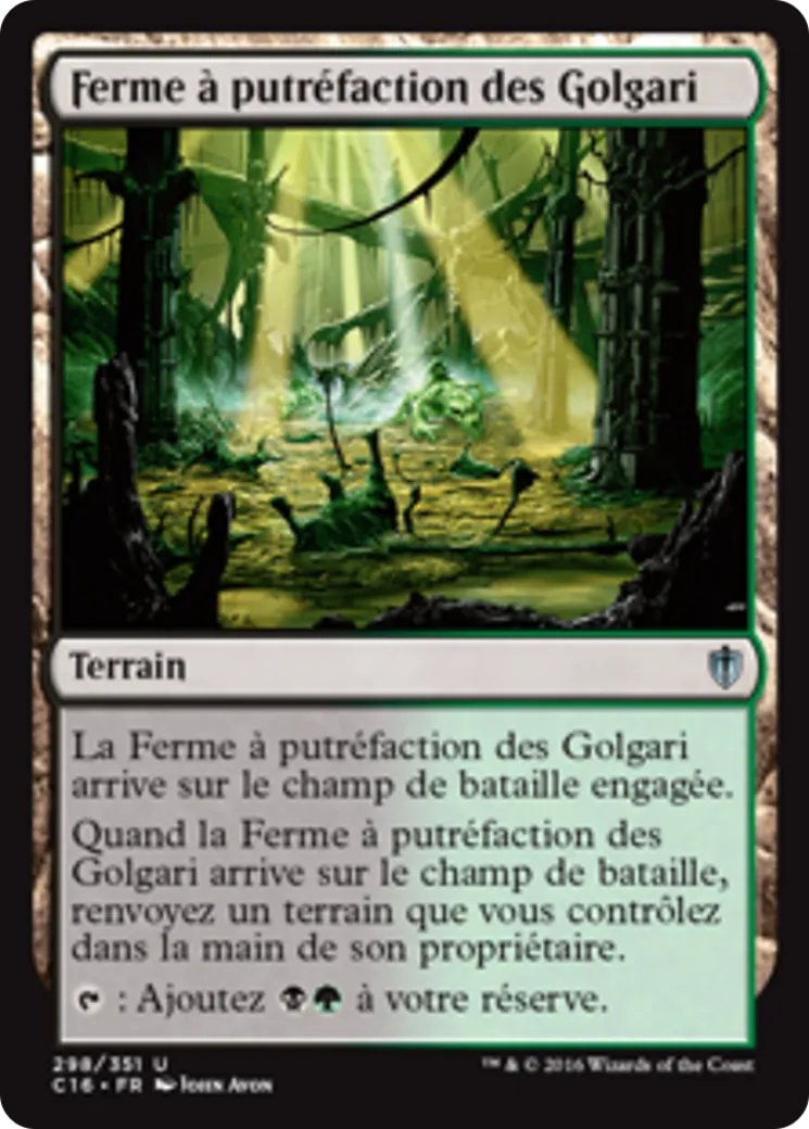 Ferme à putréfaction des Golgari — Commander 2016 — Magic: The Gathering