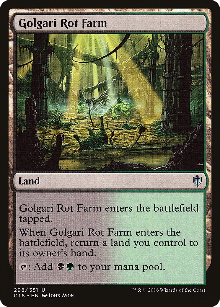 Golgari Rot Farm — Commander 2016 — Magic: The Gathering