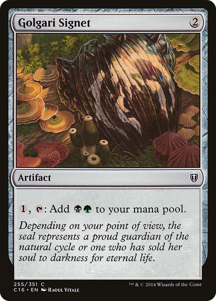 Golgari Signet — Commander 2016 — Magic: The Gathering