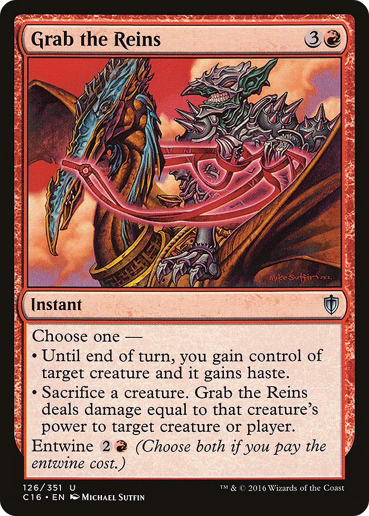 Grab the Reins from Commander 2016 - Magic: The Gathering