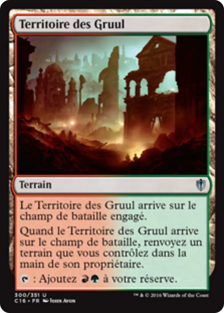 Territoire des Gruul — Commander 2016 — Magic: The Gathering