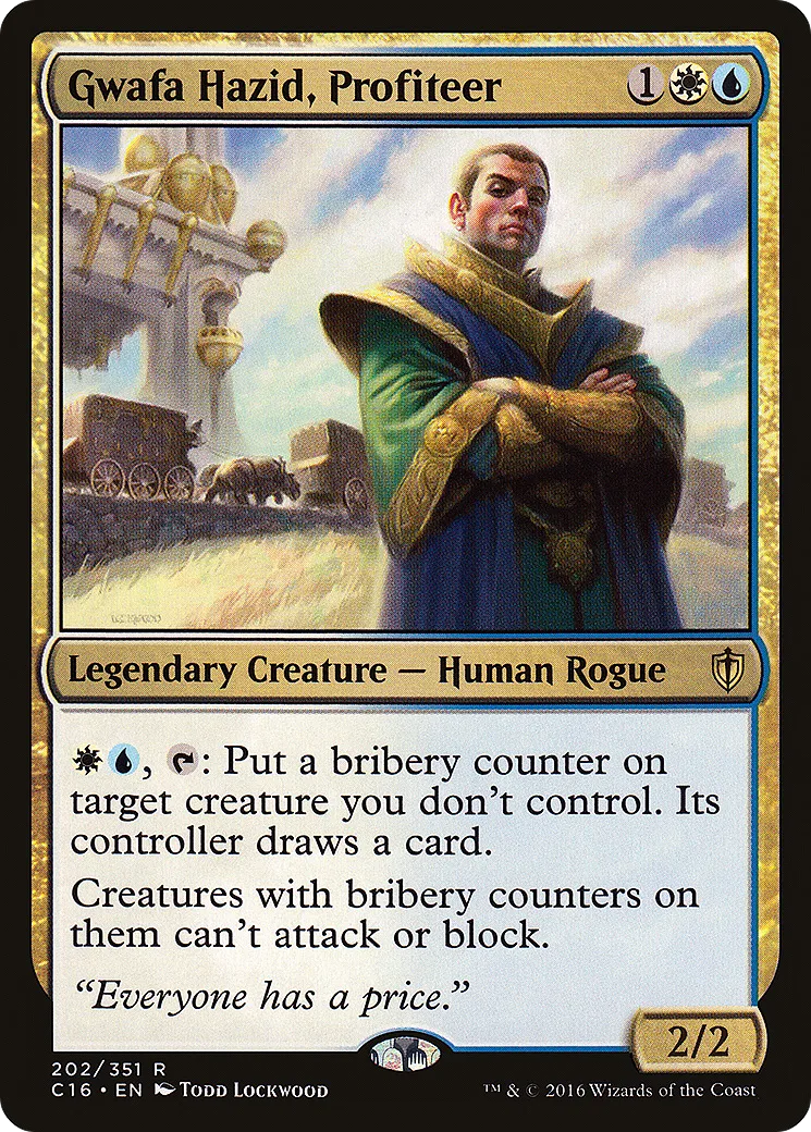 Gwafa Hazid, Profiteer — Commander 2016 — Magic: The Gathering