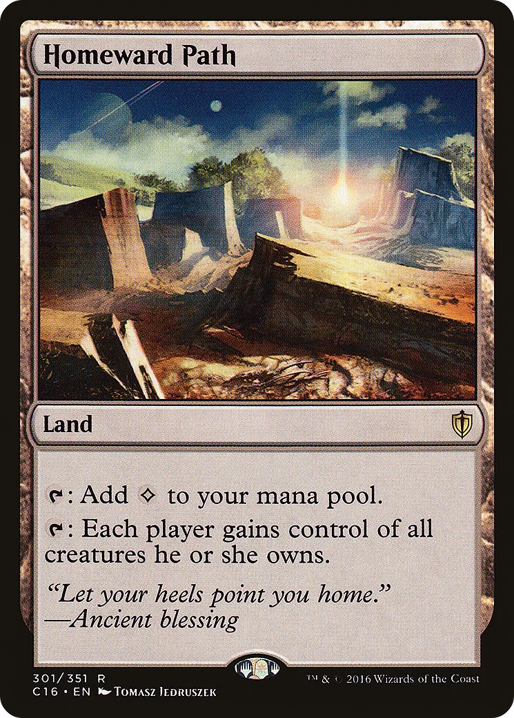 Chemin du foyer — Commander 2016 — Magic: The Gathering